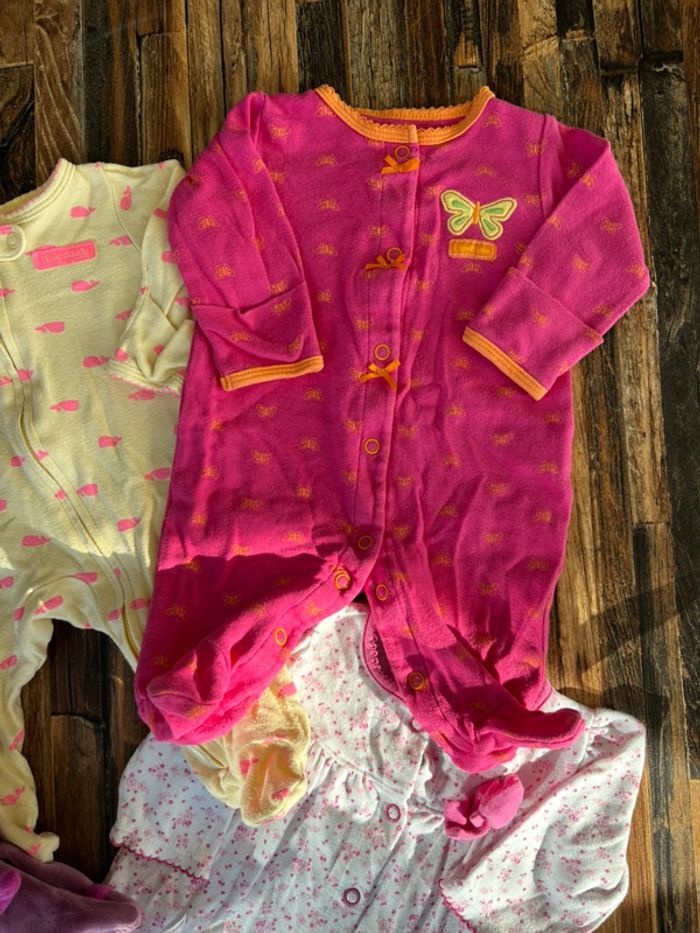 Lot pyjamas légers naissance fille - photo numéro 3