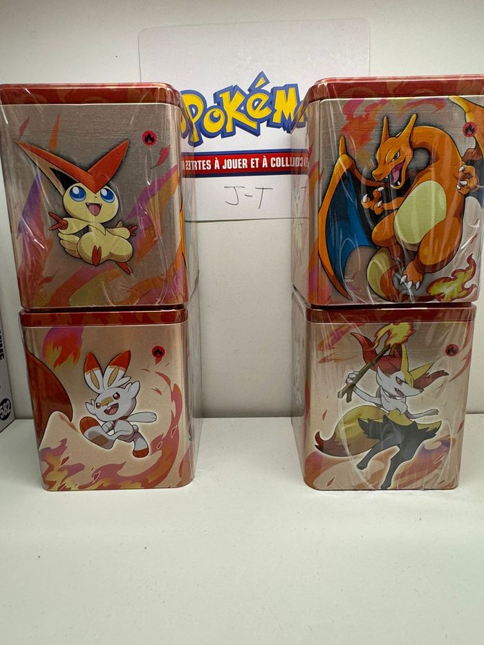 Tin Cube Pokémon Feu dracaufeu NEUVE Sous Blister Octobre 2022 - photo numéro 3