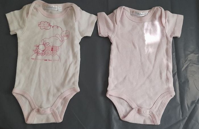 Lot de 3 bodys manche courte