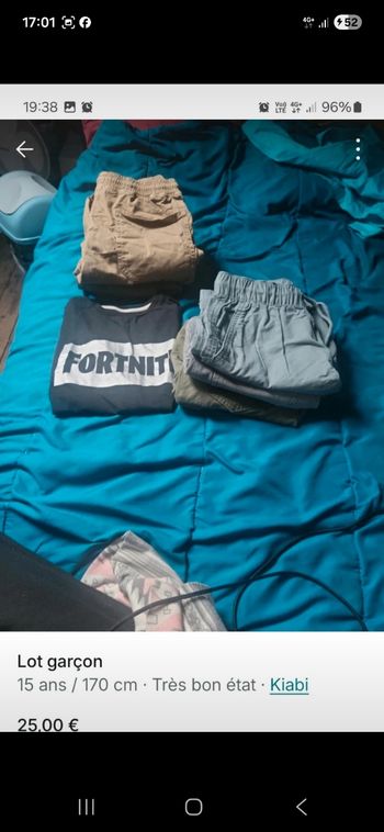 Lot vetement garcon