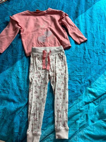 Pyjama haut molletonné