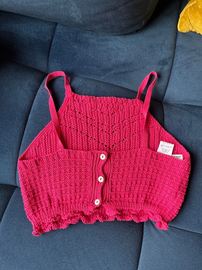 top en maille zara - photo numéro 3