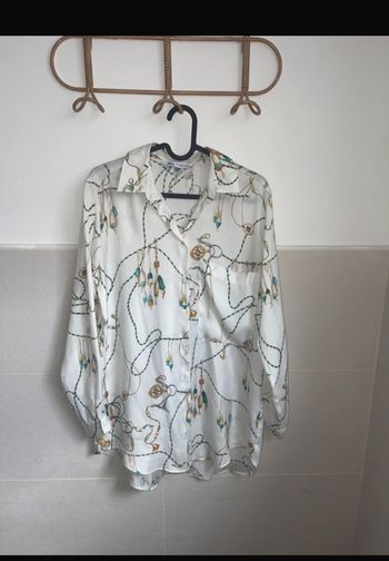 Chemise blanche à motif