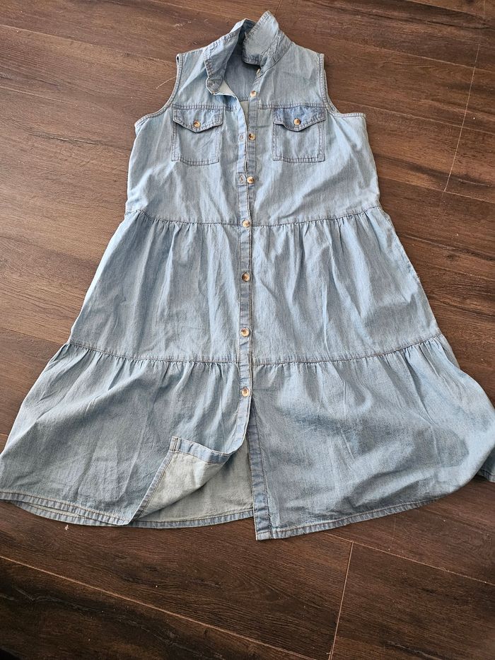 Robe jean toile