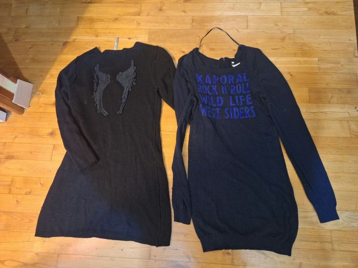 Lot 2 robes lainage taille L