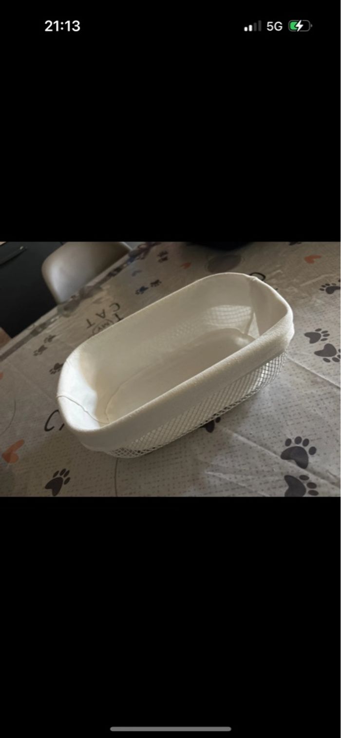 Panière blanche - photo numéro 2