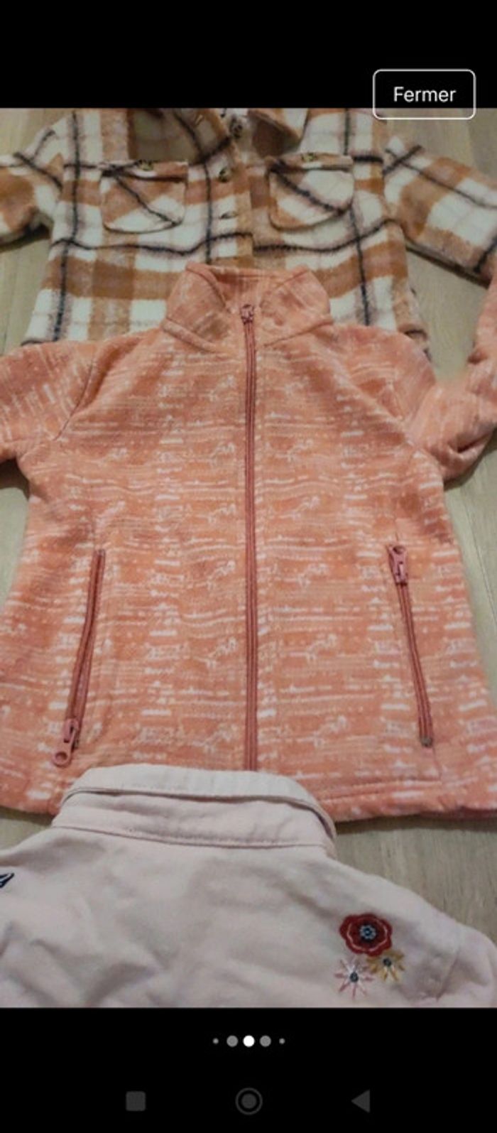 Lot blouson manteau fille 4-5 ans - photo numéro 4