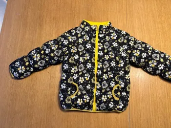 Doudoune fleur hiver