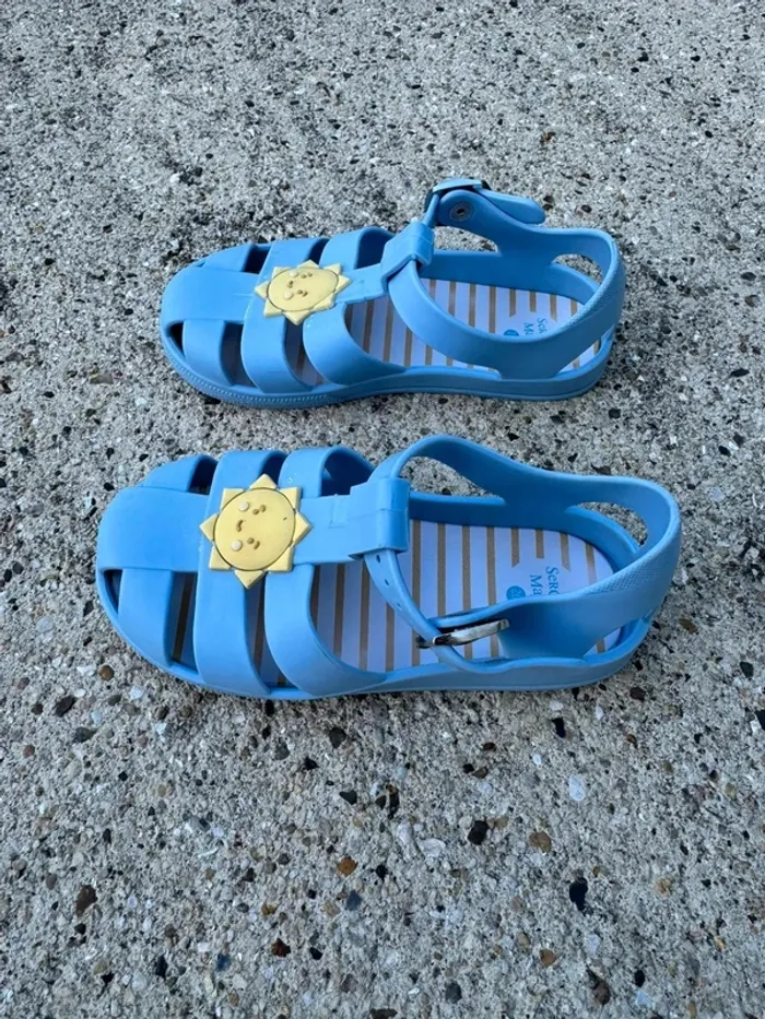 Sandales plastique || Sergent Major || bleu taille 26 - photo numéro 2