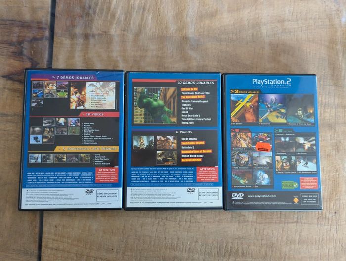 Lot de DVD de démo PlayStation 2 - photo numéro 2