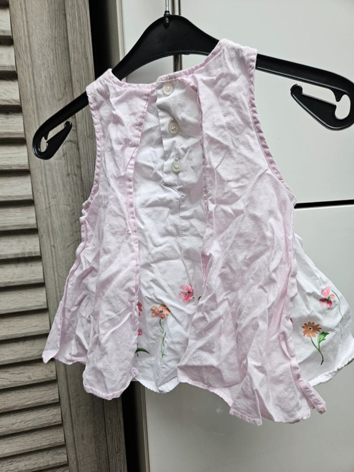 Robe courte sans manche Cocoon taille 71 cm rose pâle - photo numéro 5