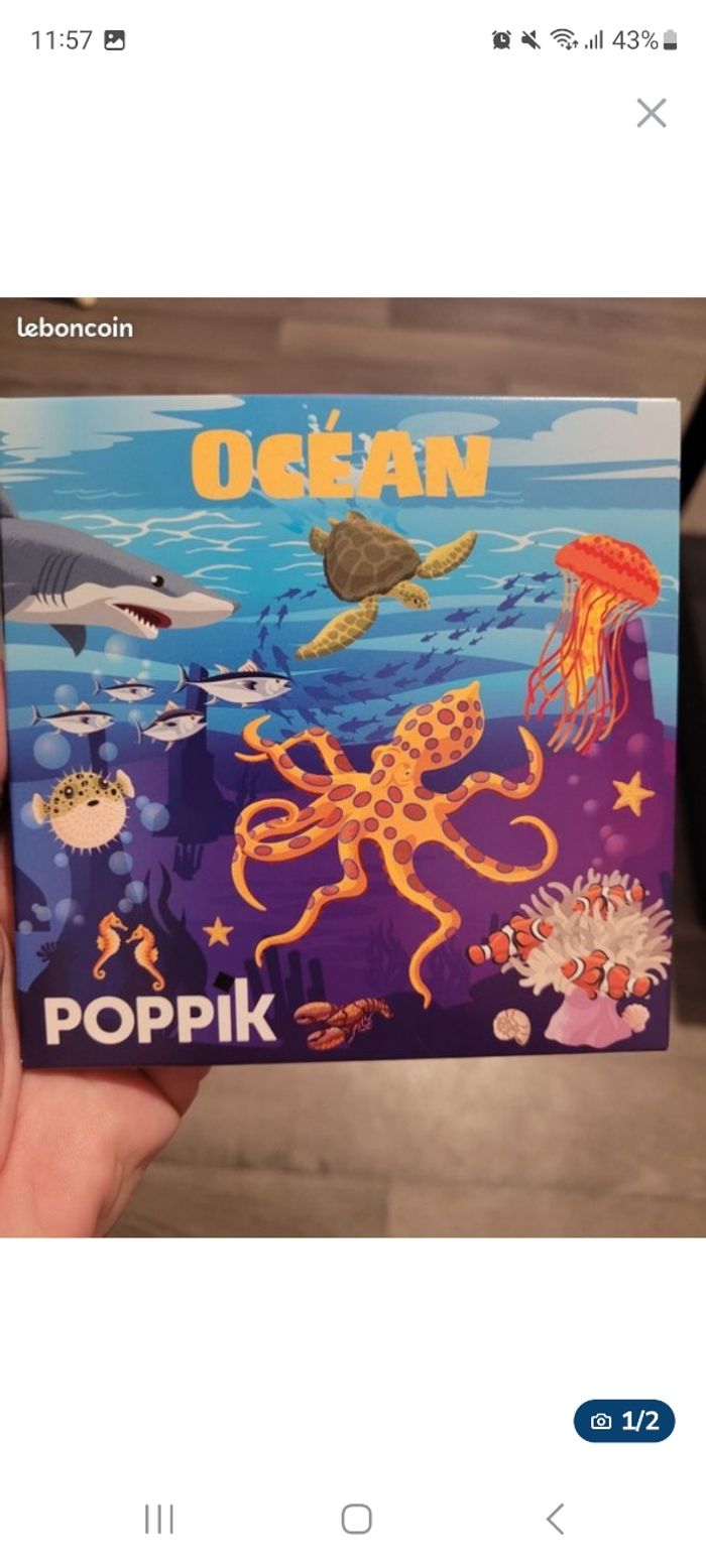 Affiche+stickers Modéle Océan