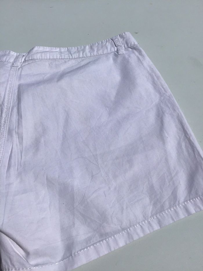 Short blanc blanc taille 42 , 100% coton - photo numéro 5