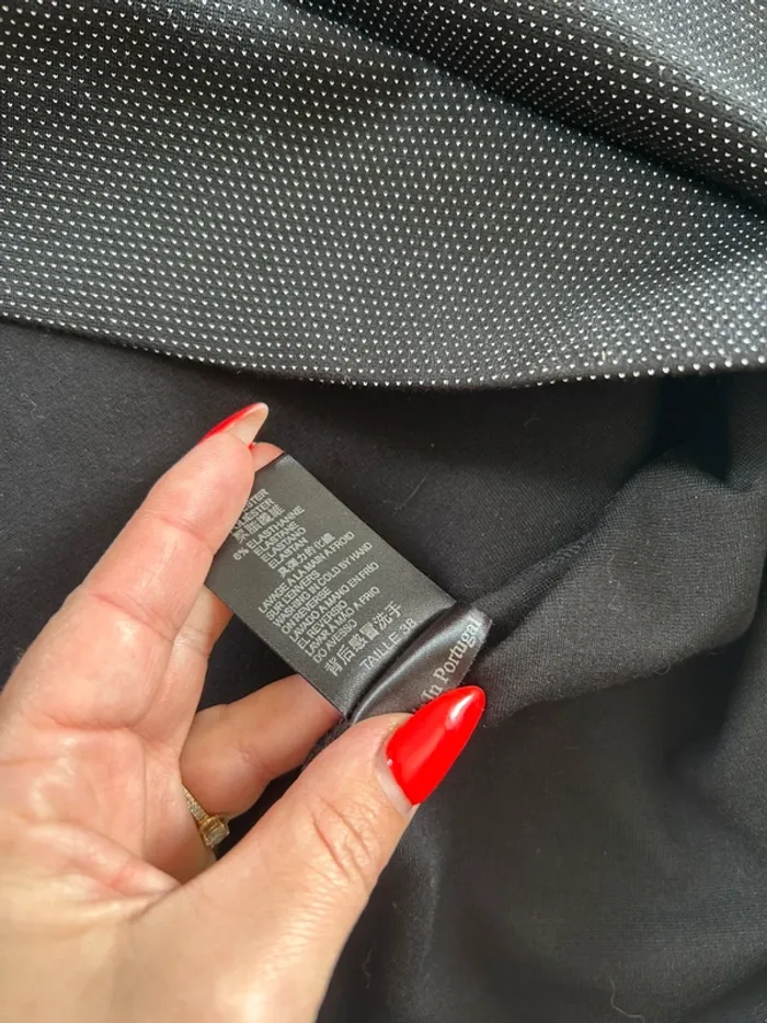 Robe cop copine noir et blanc taille 38 - photo numéro 3