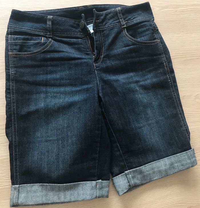 Short long en jeans