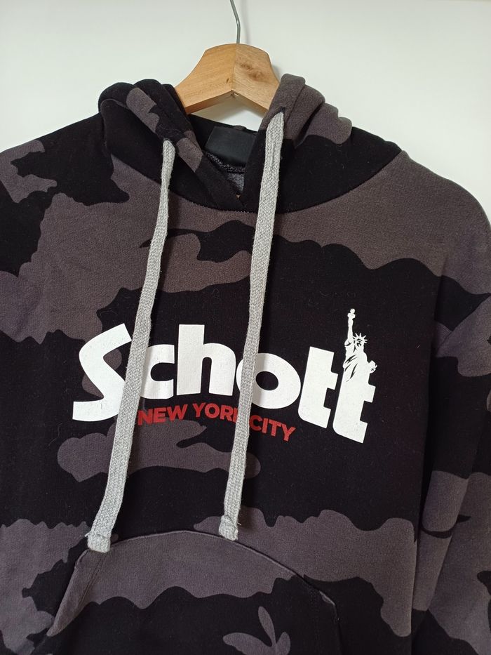 Sweat à capuche schott taille M - photo numéro 2