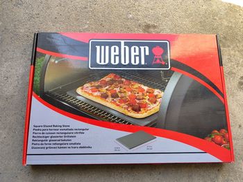 Pierre de cuisson rectangulaire vitrifiée WEBER