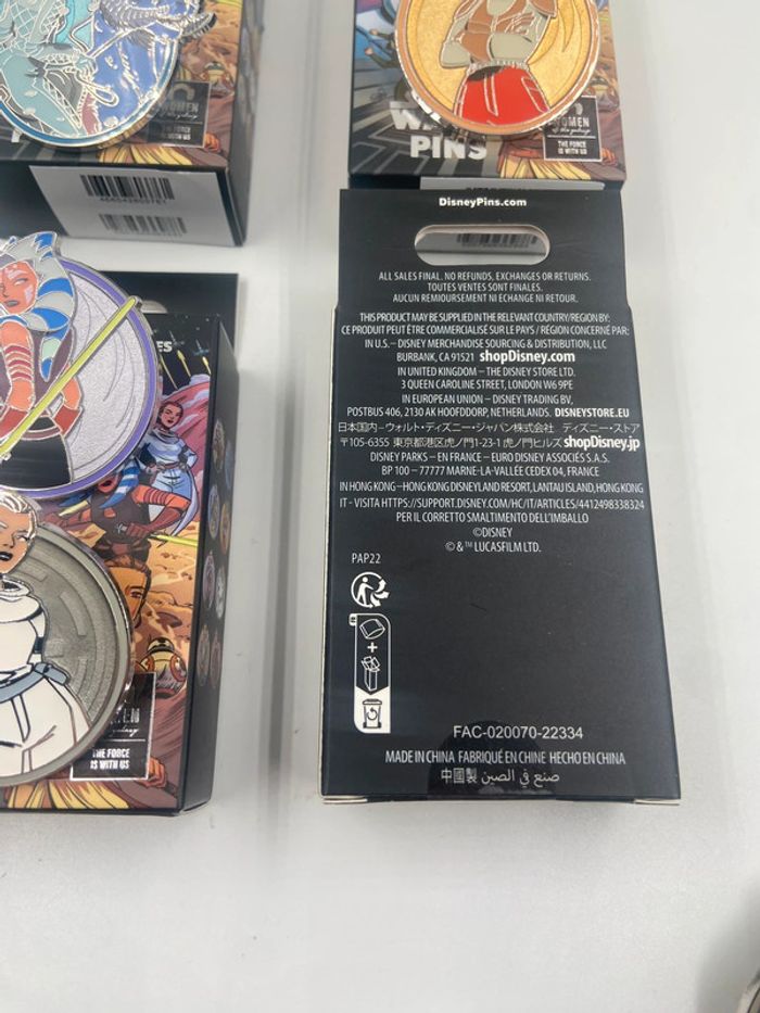 Collection Complète - Star Wars Women of the Galaxy Mystery Pins (2023) - photo numéro 8