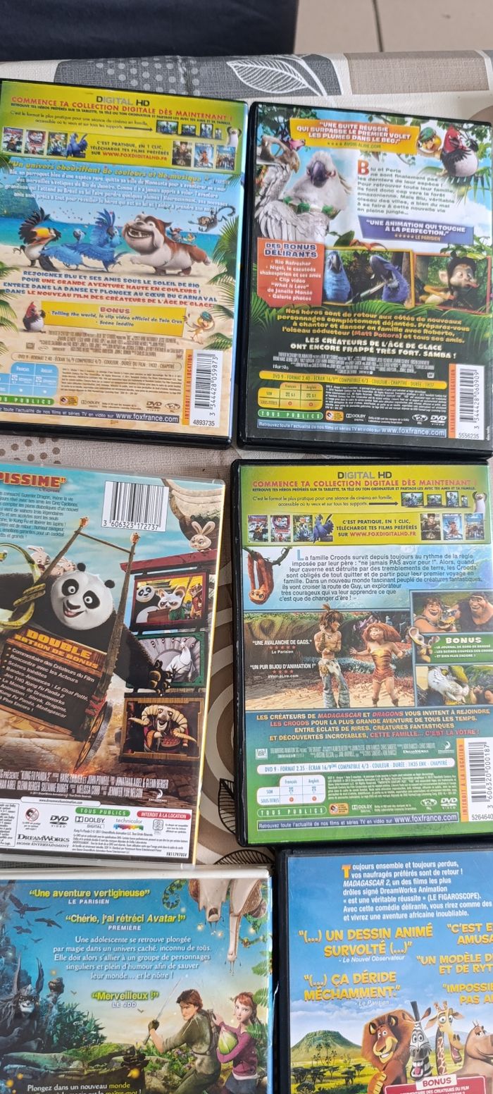 Lot 12 DVD enfants films d'animation - photo numéro 8