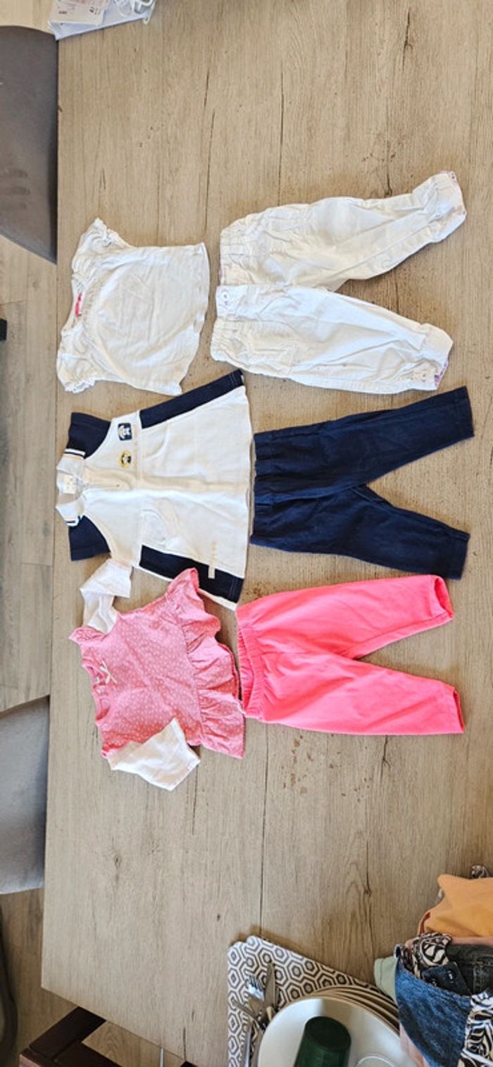 Lot de 31 vêtements fille printemps/été, taille 6 mois - photo numéro 5