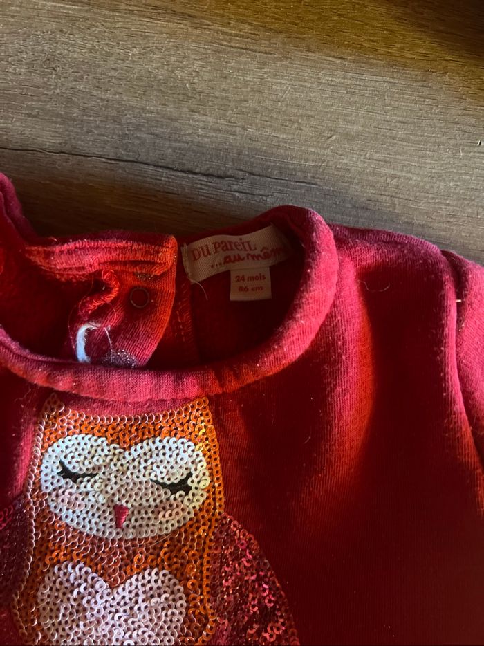 Robe rouge 24 mois - photo numéro 3