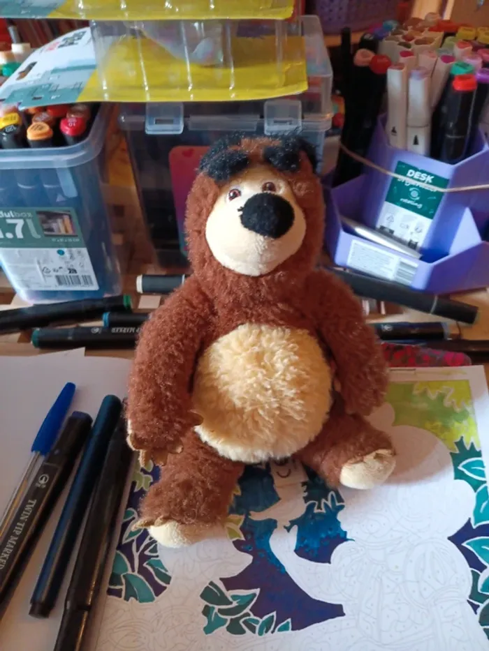 Peluche Michka 20cm env pas de vinted go