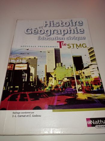 Histoire géographie - terminale Stmg