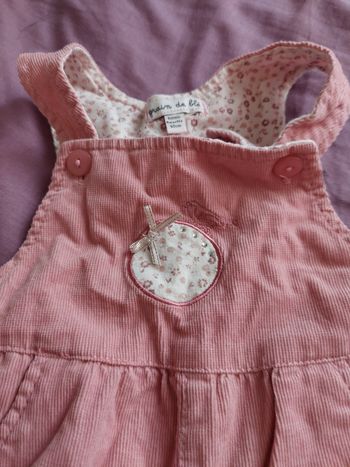 Salopette rose 6 mois