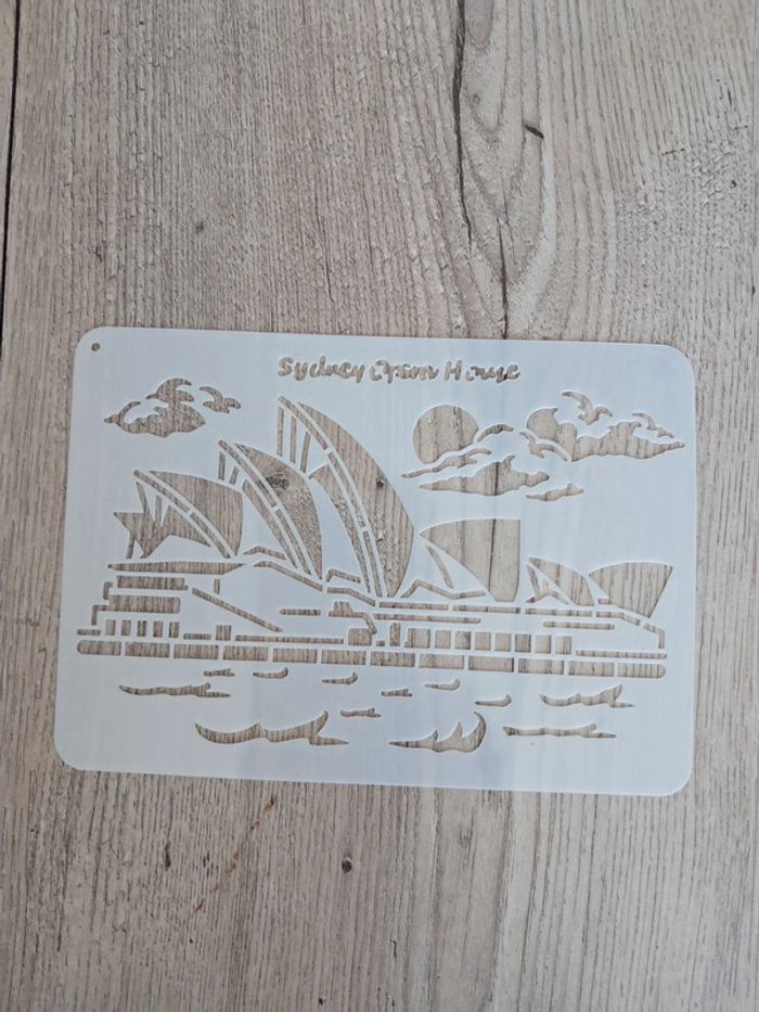 Pochoir gabarit opéra Sydney