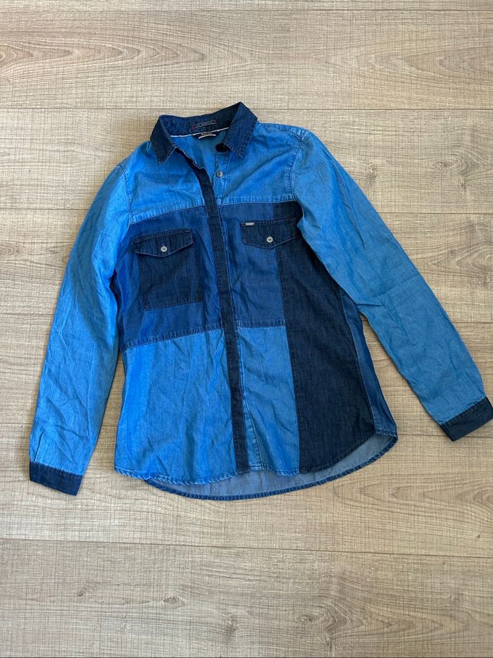 Chemise bleue à manches longues Salsa taille XS jamais portée - photo numéro 7