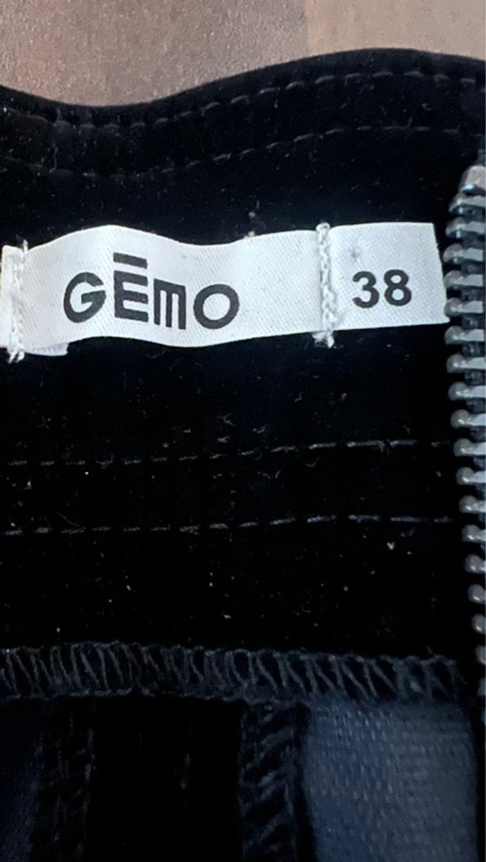 Jupe femme taille 38 effet velours parfait état gemo - photo numéro 2