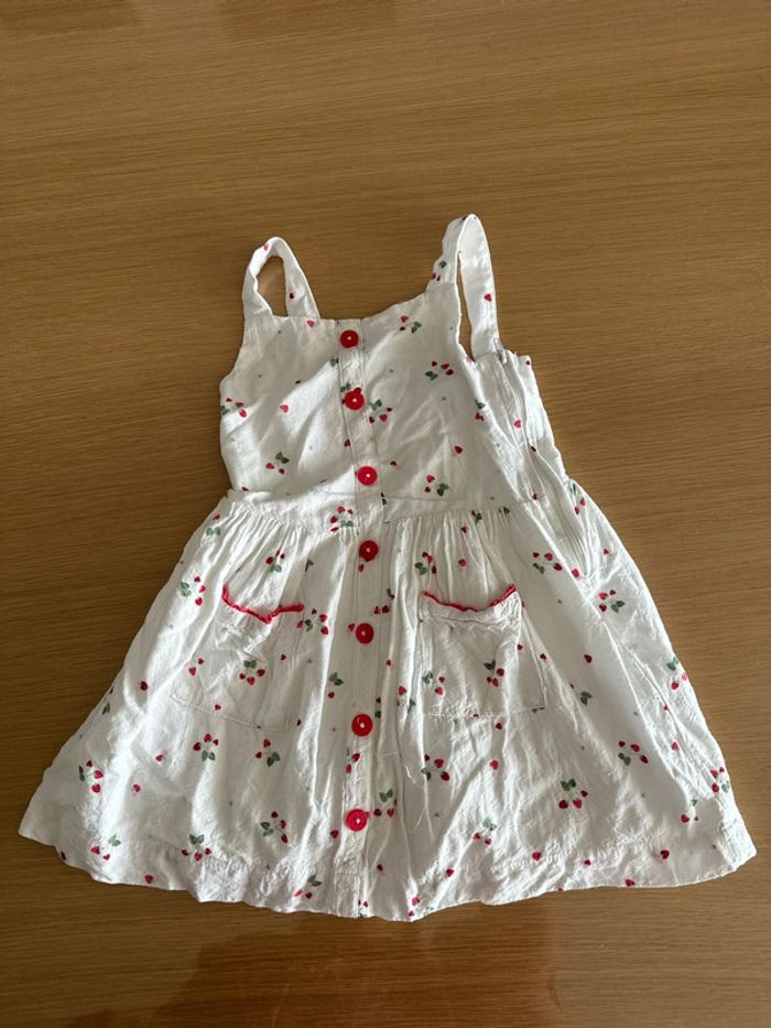 Robe fraise blanche sergent major