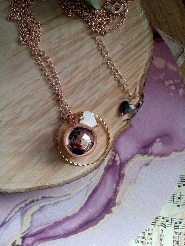 Joli collier sautoir BoLa + livre la grossesse - photo numéro 11