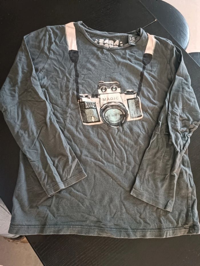 Tee shirt manches longues Zara boys 9/10 ans