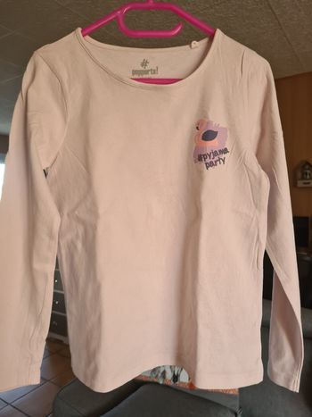 Haut de pyjama taille 8-10 ans