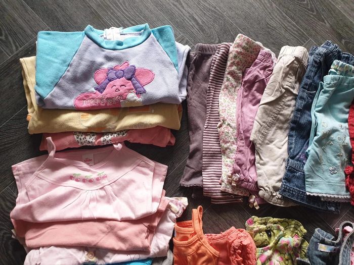 Lot de 33 vêtements été fille 6 mois - photo numéro 8