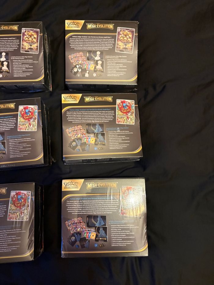 Lot de 7 ETB Pokémon Mega Évolution Avec Défaut de Scellage - photo numéro 3