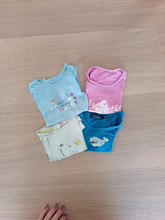 Lot de 4 t-shirts