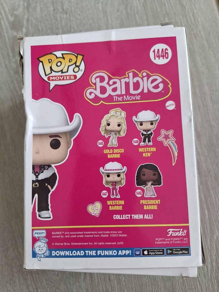 Figurine pop barbie western Ken 1446 - photo numéro 3