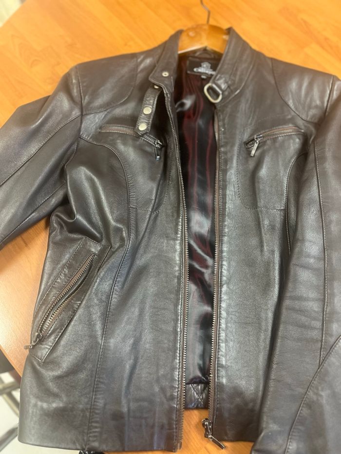 Veste cuir  femme - photo numéro 3