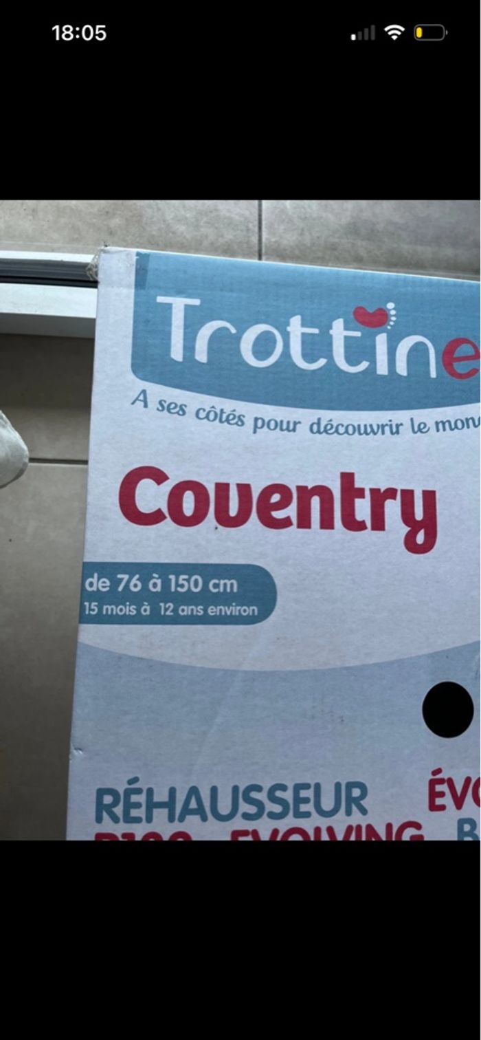 Siège auto évolutif trottine neuf - photo numéro 3