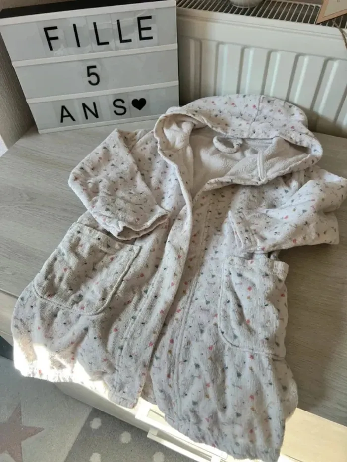 Peignoir de bain éponge 5 ans orchestra