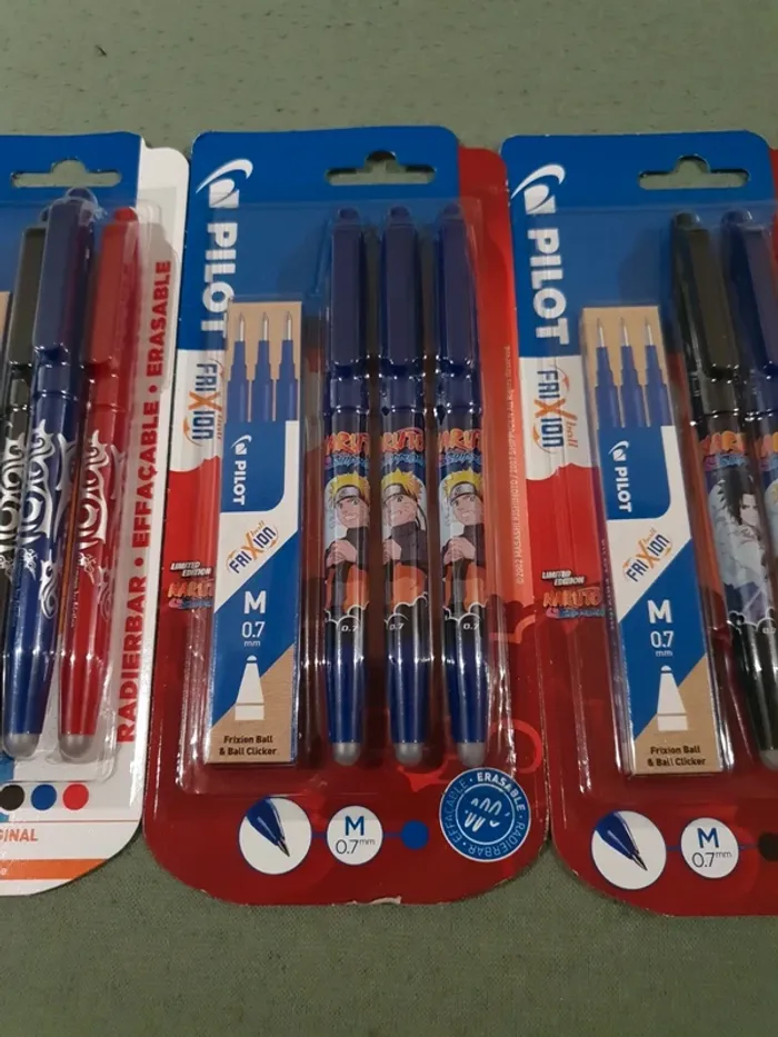 Lot de 3 paquets de stylos pilot effaçable - photo numéro 3