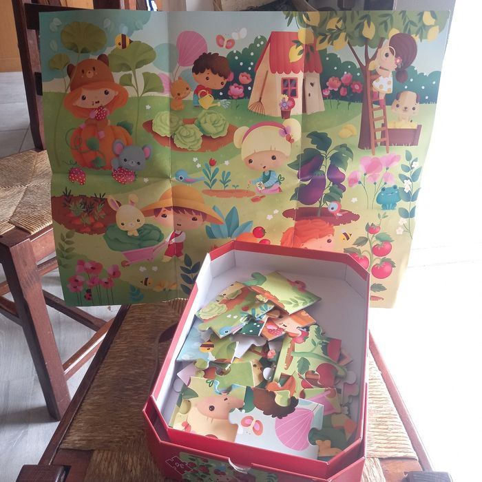 Puzzle potager +4 ,36 pieces - photo numéro 2