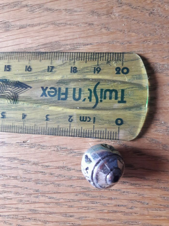 lot de 5 perles argentés - photo numéro 2