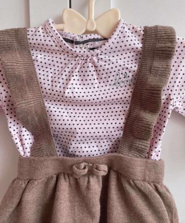 Ensemble robe+t-shirt Kiabi 3 mois - photo numéro 2