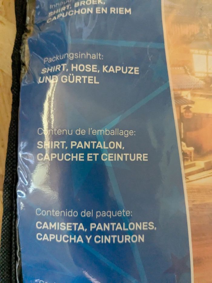 Déguisement ninja  adulte Homme XL/ XXL - photo numéro 3
