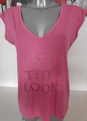 Tee shirt rose Taille M