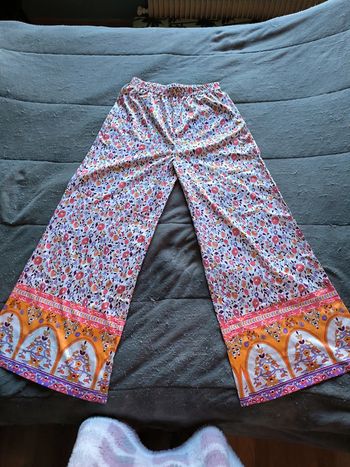 Pantalon large fluide été
