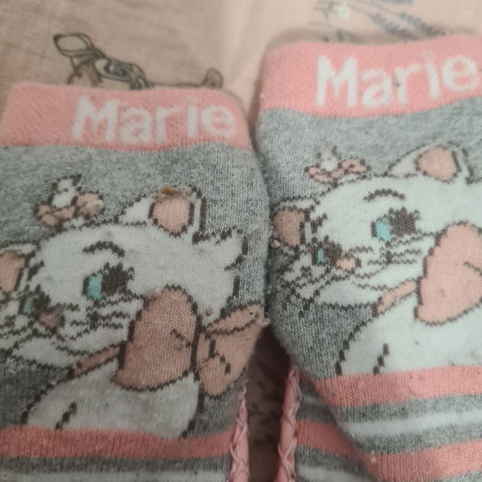 Chaussons chaussettes marie 6-12 mois - photo numéro 5